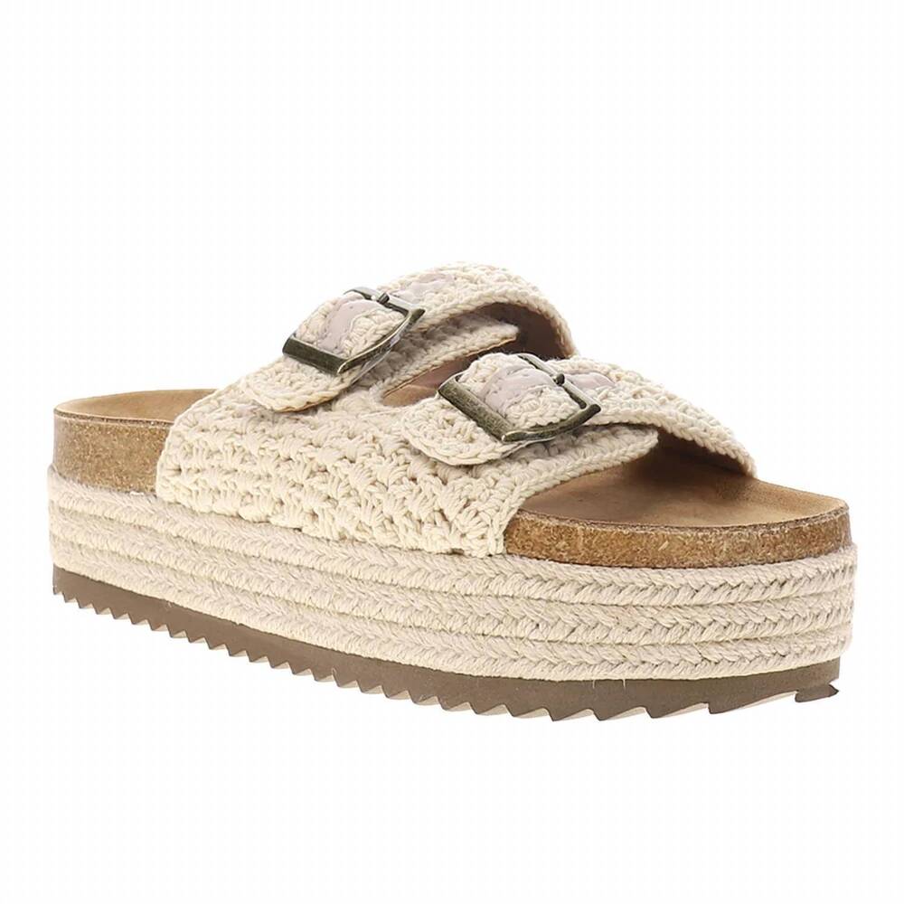 NEW CORKYS FOOTWEAR women's no filter sandal in beige